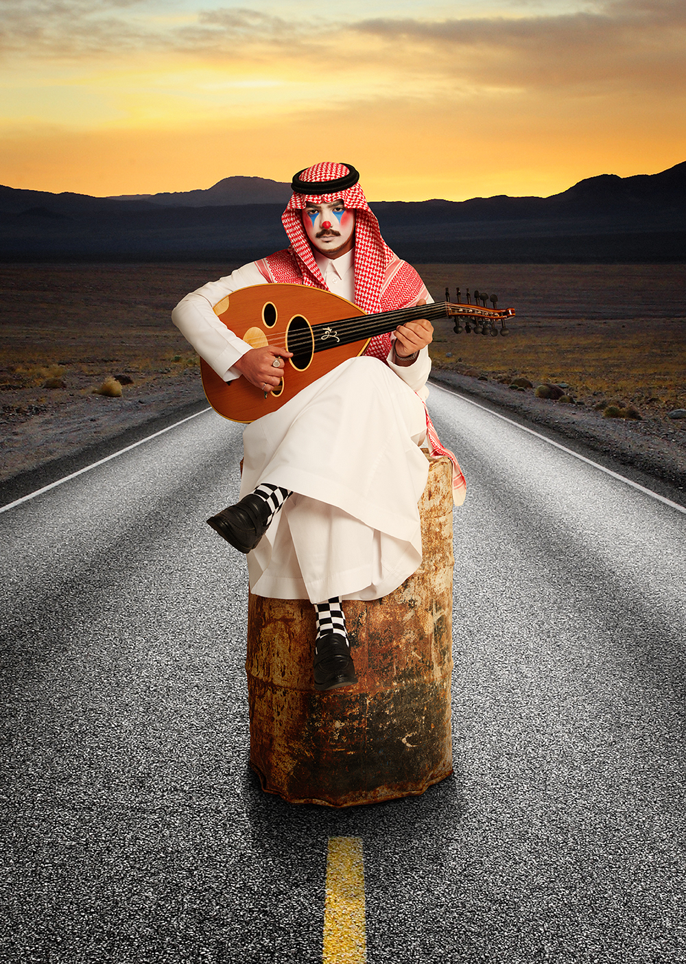 man with oud
